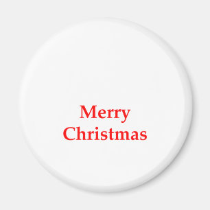 Aimant Rouge de Joyeux Noël les cadeaux de Zazzle de MUSÉ