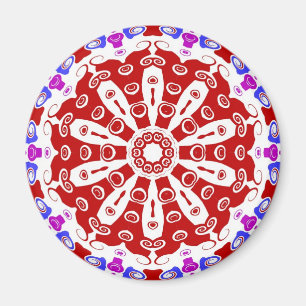 Aimant Rouge de signe de sortilège