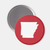 Aimant Rouge et Blanc de l'Arkansas (Recto/Verso)