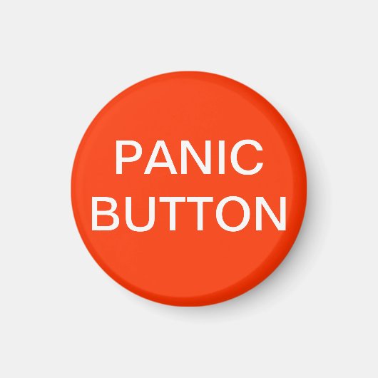 Aimant Rouge PanicButton (Devant)