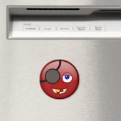 Aimant Rouge pirate (In Situ (Lave-vaisselle))