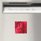 Aimant Rouge rayé fondu (In Situ (Lave-vaisselle))