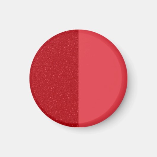 Aimant Rouge Tomate Demi-Texture – Personnalisable (Devant)