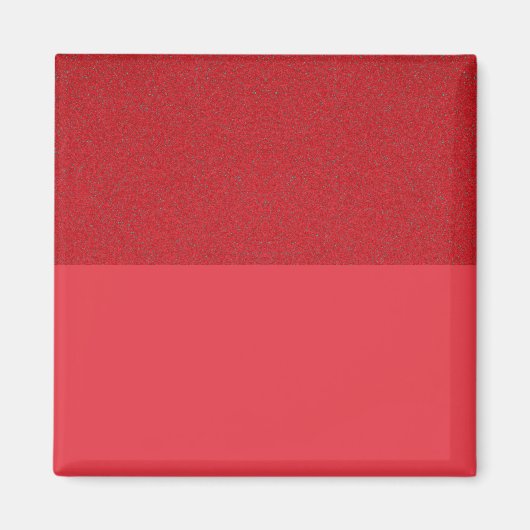 Aimant Rouge Tomate – Dessus Texturé, Fond Mat (Devant)