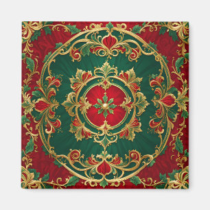 Aimant Rouge vert amant de Noël