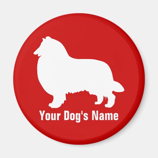Aimant Rough Collie フ ・ avis リ (Devant)