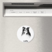 Aimant Rough Collie Charbon (In Situ (Lave-vaisselle))