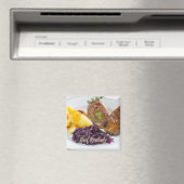 Aimant Roulade de boeuf avec pommes de terre et cuisine d (In Situ (Lave-vaisselle))