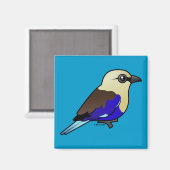 Aimant Rouleau à ventre bleu (Recto/Verso)