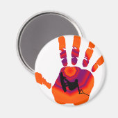 Aimant Rouleau orange Wakeboard (Recto/Verso)