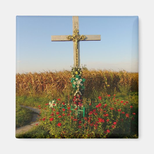 Aimant Roumanie, Crucifix, shrine wayside (Devant)
