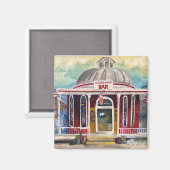 Aimant "Round House Bar" Mettre dans la baie (Recto/Verso)