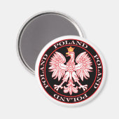Aimant Round Red Polish (Recto/Verso)