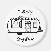 Aimant Rounded Caravan Trailer Thunder_Cove (Devant)