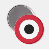 Aimant Roundel de l'armée de l'air du Yémen (Recto/Verso)
