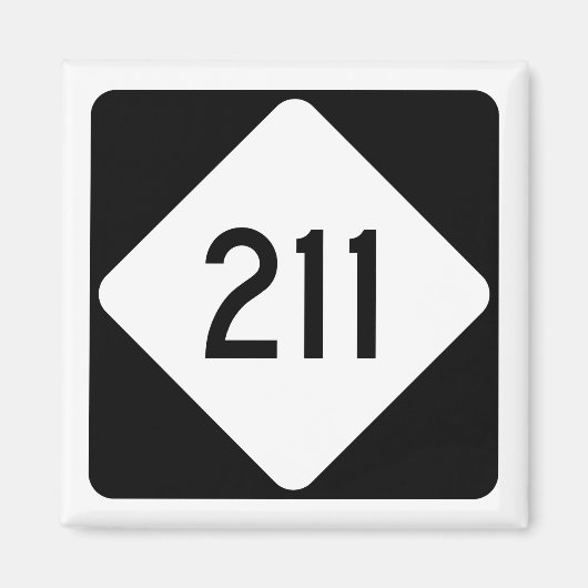 Aimant Route 211 de la Caroline du Nord (Devant)