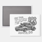 Aimant Route 66 (Recto/Verso)
