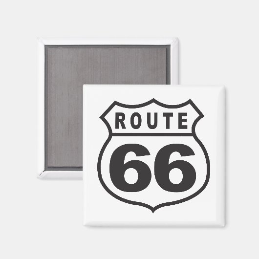 Aimant Route 66 (Recto/Verso)