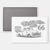Aimant Route 66 (Recto/Verso)