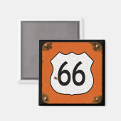 Aimant Route 66 (Recto/Verso)