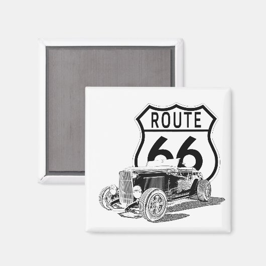 Aimant Route 66 (Recto/Verso)