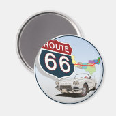 Aimant Route 66 (Recto/Verso)