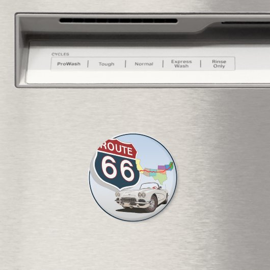 Aimant Route 66 (In Situ (Lave-vaisselle))