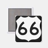 Aimant Route 66 (Recto/Verso)