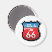 Aimant Route 66 (Recto/Verso)