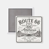 Aimant Route 66 100 Ans d'Art (Recto/Verso)