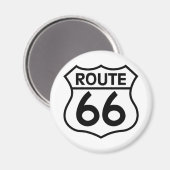 Aimant Route 66 Autoroute Signal Vêtements et cadeaux (Recto/Verso)