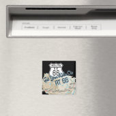 Aimant route 66 cadeaux (In Situ (Lave-vaisselle))