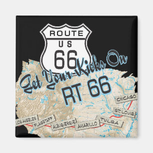 Aimant route 66 cadeaux
