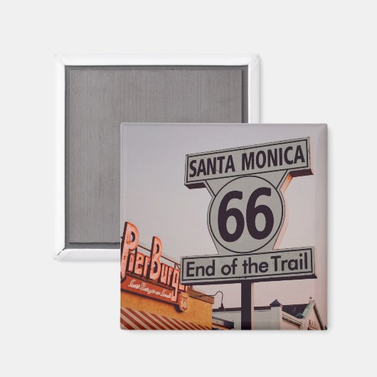 Aimant Route 66 Californie (Recto/Verso)