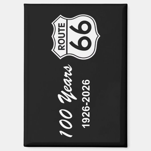 Aimant Route 66 centenaire (Recto)