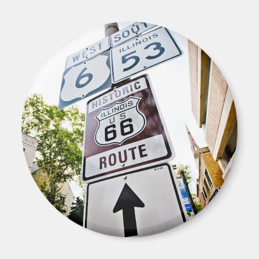 Aimant Route 66, chemin Mother (Devant)
