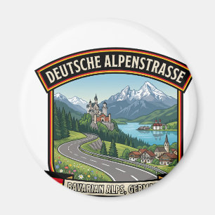 Aimant Route alpine allemande Allemagne Route panoramique