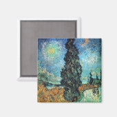 Aimant Route avec Cypress et Star (Recto/Verso)