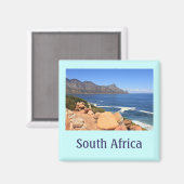 Aimant Route côtière vers Cape Town, Afrique du Sud (Recto/Verso)