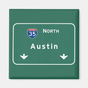 Aimant Route d'autoroute d'autoroute nationale de tx