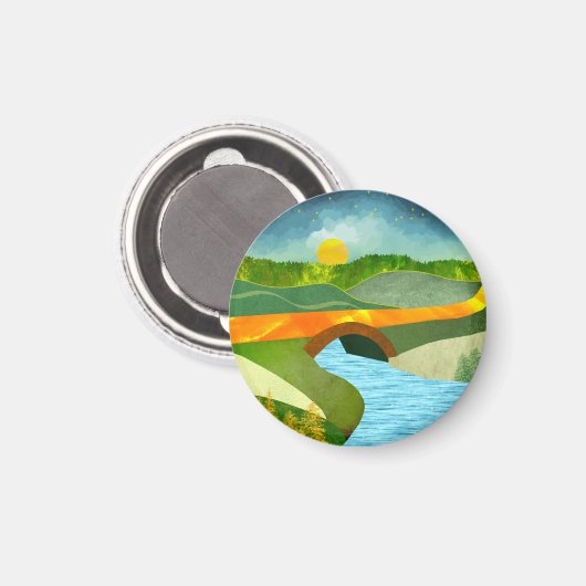 Aimant Route d'or (Recto/Verso)