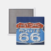 Aimant Route historique 66 (Recto/Verso)