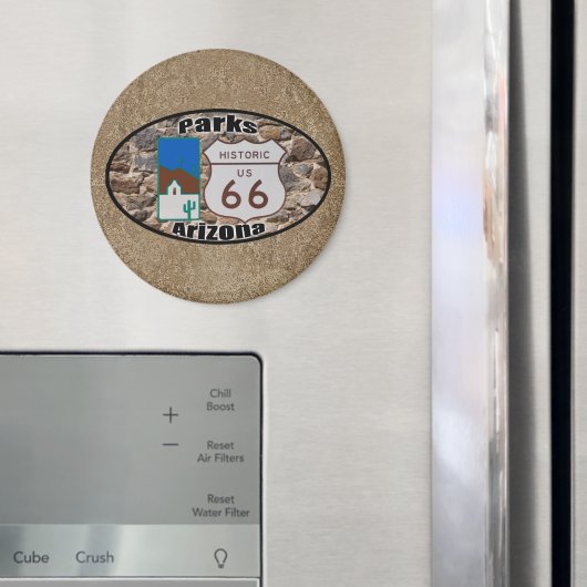 Aimant Route historique US 66 Parcs Arizona (In situ (réfrigérateur))