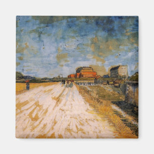 Aimant Route longeant les remparts de Paris par Van Gogh