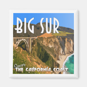 Aimant Route Pacifique Big Sur Californie