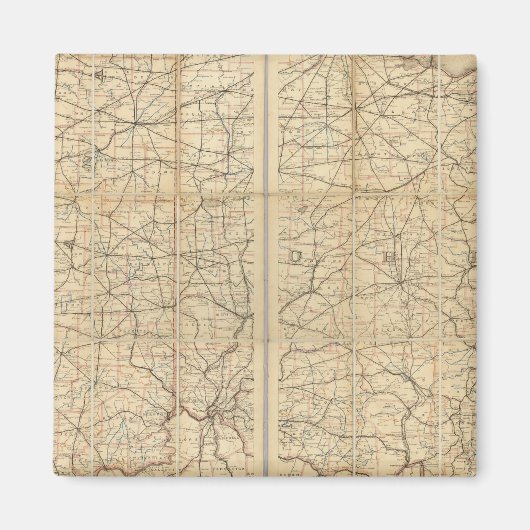 Aimant Route postale de l'Ohio (Devant)