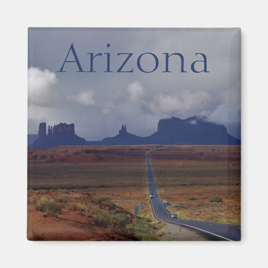 Aimant Route pour Monument Valley Arizona (Devant)