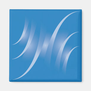 Aimant routes en bleu