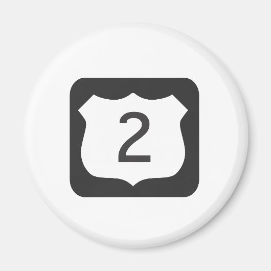 Aimant routier Pittoresque US-2 (Devant)