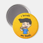 Aimant Routine quotidien pour enfants - Garçon (Recto/Verso)